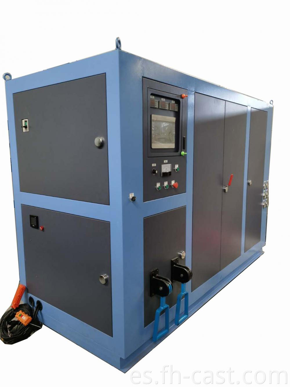 150kg medium frequency induction melting furnace with servo